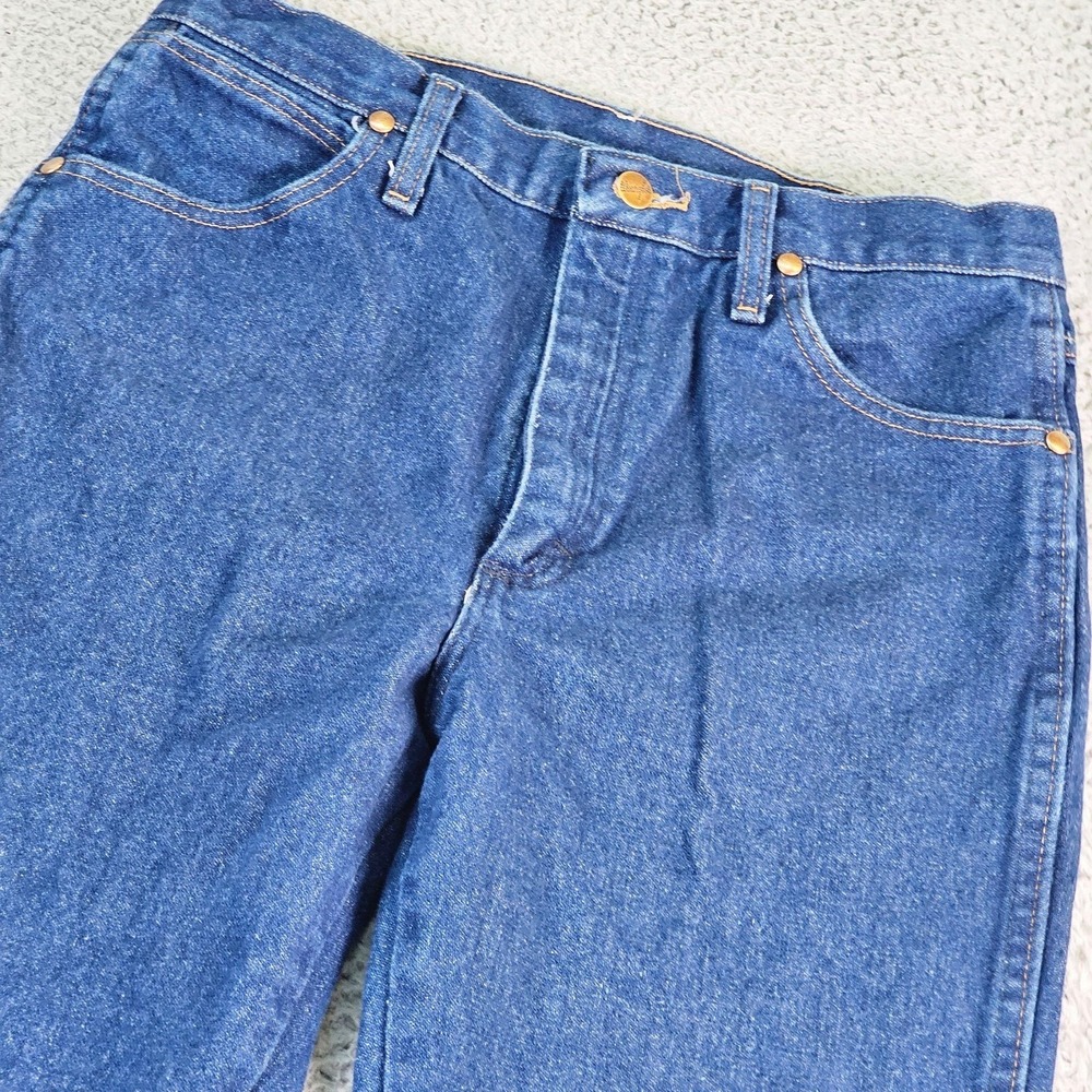 Wrangler Jeans Mens 31x34 Blue Regular Fit Straight Cowboy‎ Denim Western 936PWD